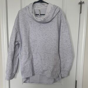 Fabletics Light Gray Cowl Neck Sweater